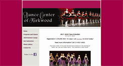 Desktop Screenshot of dancecenterkirkwood.com